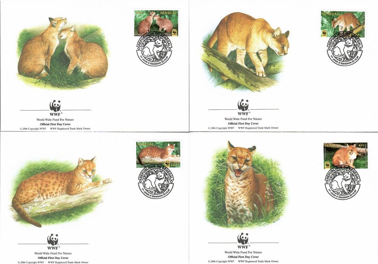 Znaczek Senegal 1997 Mi 1515-1518 FDC