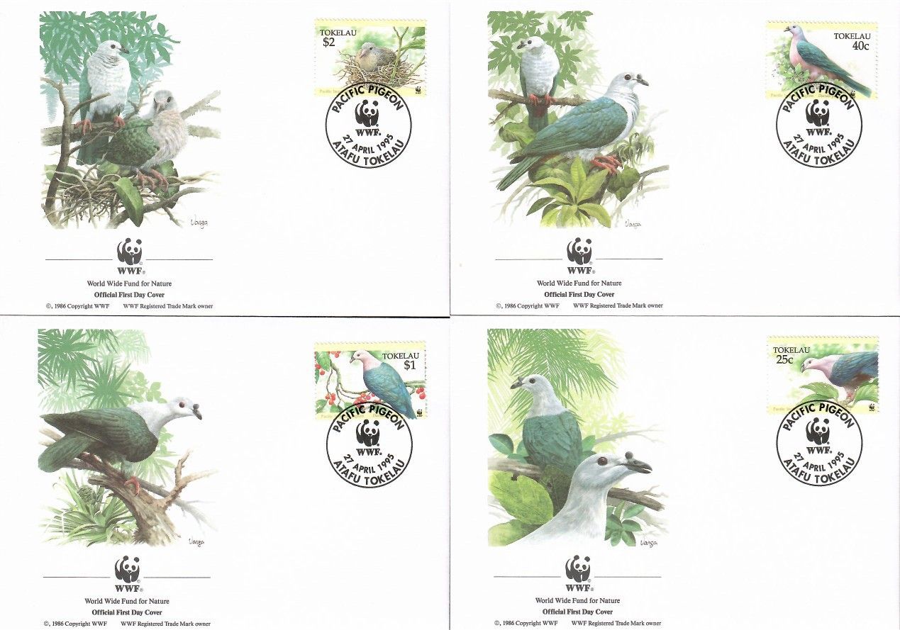 Znaczek Tokelau 1995 Mi 210-213 FDC