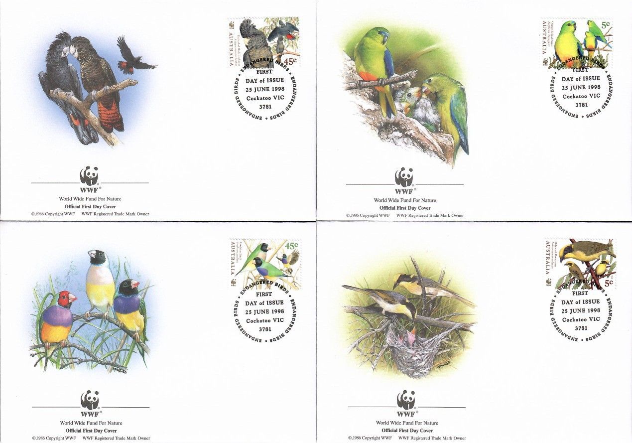 Znaczek Australia 1998 Mi 1744-1747 FDC