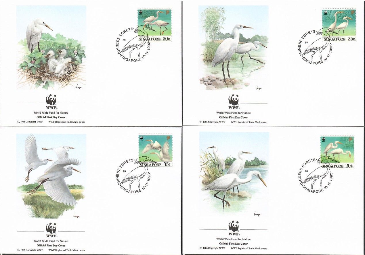 Znaczek Singapur 1993 Mi 705-708 FDC
