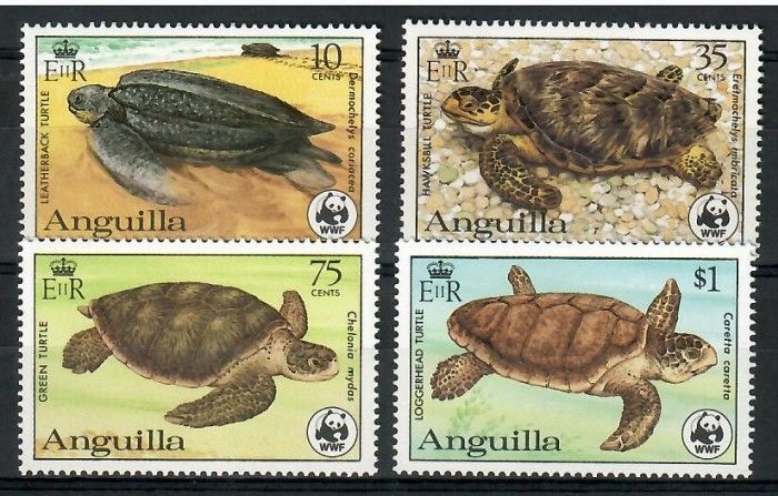 Znaczek Anguilla 1983 Mi 541-544 Czyste **