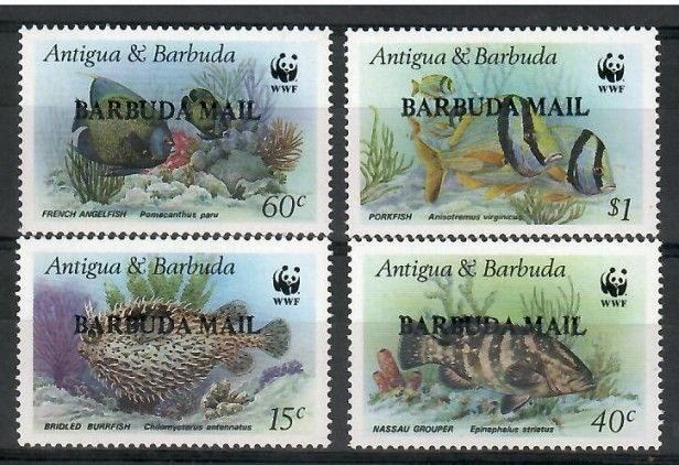 Znaczek Barbuda 1987 Mi 953-956 Czyste **
