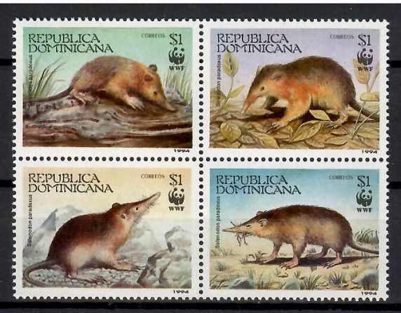 Znaczek Dominikana 1994 Mi 1698-1701 Czyste **