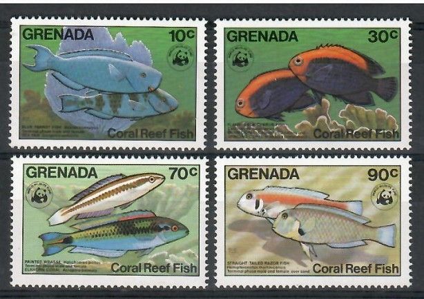 Znaczek Grenada 1984 Mi 1299-1302 Czyste **