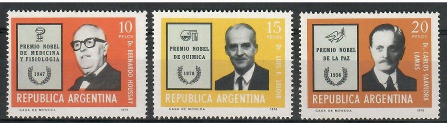 Znaczek Argentyna 1976 Mi 1281-1283 Czyste **