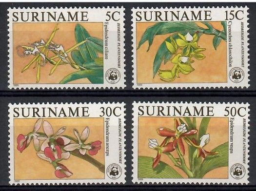 Znaczek Surinam 1986 Mi 1166-1169 Czyste **