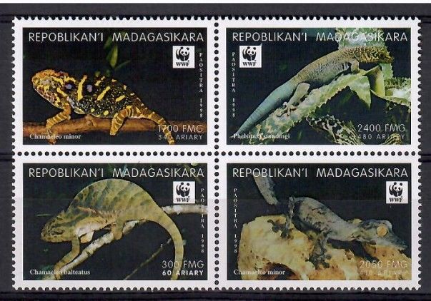 Znaczek Madagaskar 1999 Mi 2313-2316 Czyste **