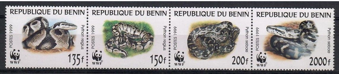 Znaczek Benin 1999 Mi 1159-1162 Czyste **