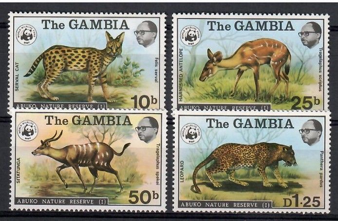 Znaczek Gambia 1976 Mi 332-335 Czyste **