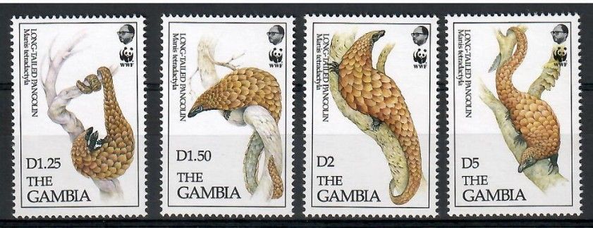 Znaczek Gambia 1993 Mi 1550-1553 Czyste **