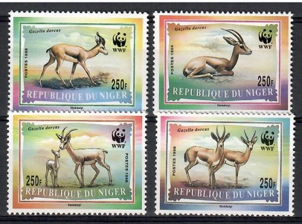 Znaczek Niger 1998 Mi 1460-1463 Czyste **