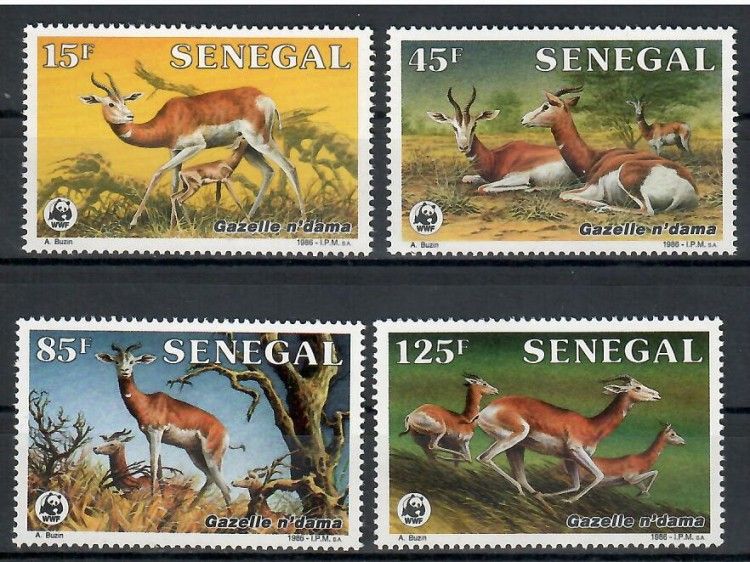 Znaczek Senegal 1986 Mi 875-878 Czyste **