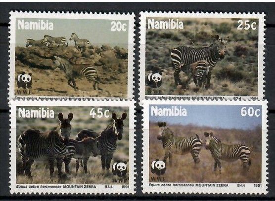 Znaczek Namibia 1991 Mi 702-705 Czyste **