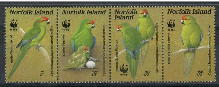 Znaczek Norfolk 1987 Mi 421-424 Czyste **