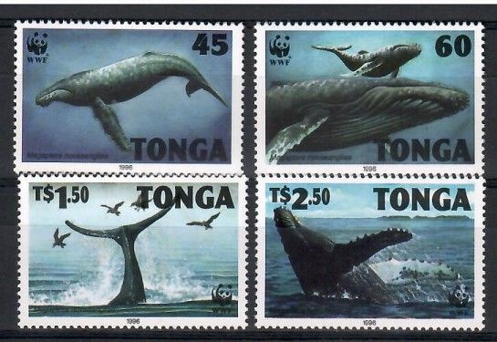 Znaczek Tonga 1996 Mi 1400-1403 Czyste **