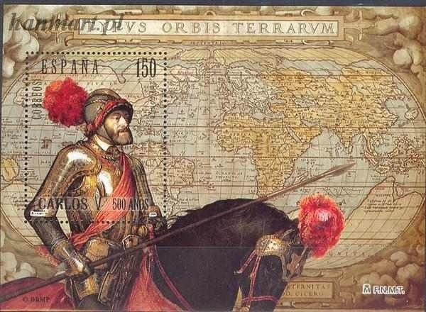 Znaczek Hiszpania 2000 Mi bl 76 Czyste **