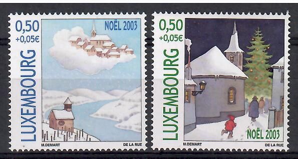 Znaczek Luksemburg 2003 Mi 1620-1621 Czyste **