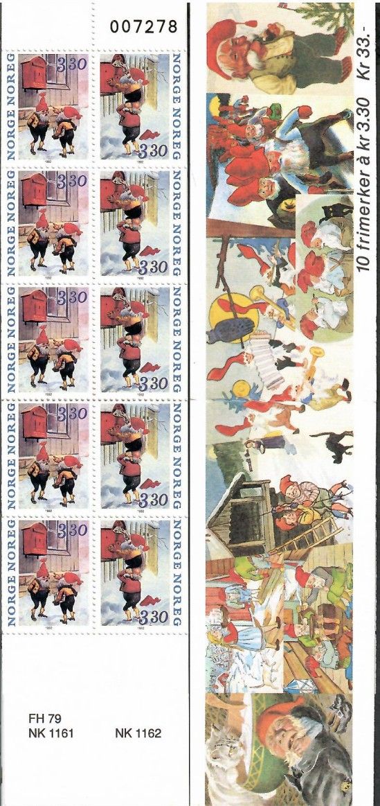 Znaczek Norwegia 1992 Mi mh 19 Czyste **