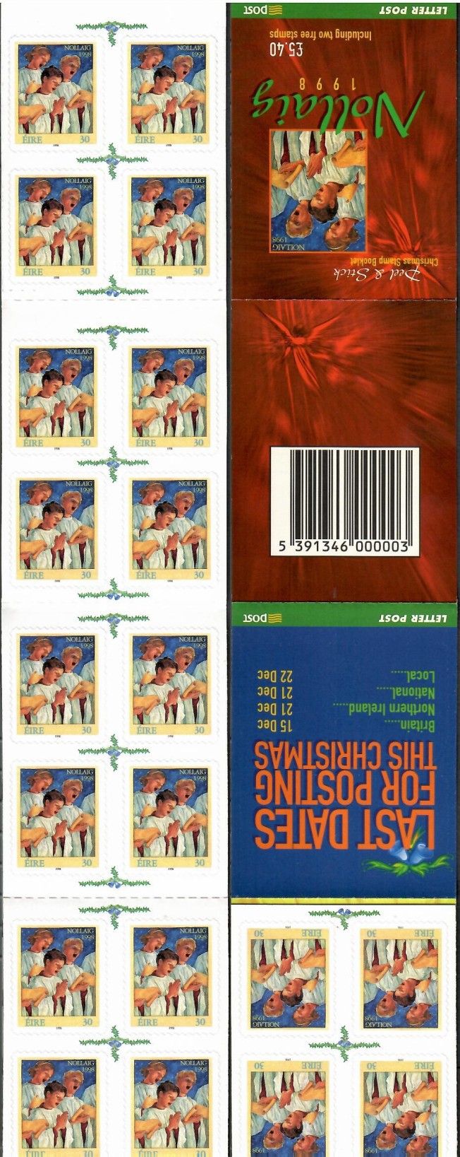 Znaczek Irlandia 1998 Mi mh 1112 Czyste **