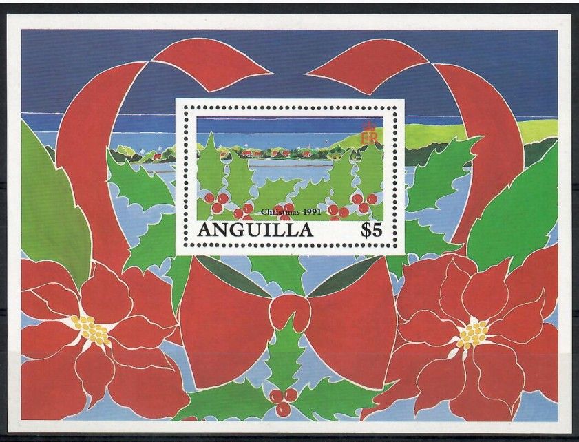 Znaczek Anguilla 1991 Mi bl 89 Czyste **