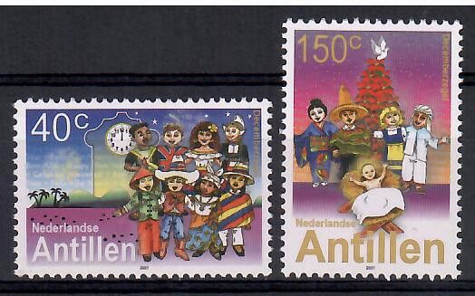 Znaczek Antyle Holenderskie 2001 Mi 1126-1127 Czyste **