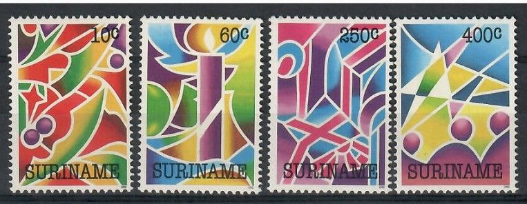 Znaczek Surinam 1992 Mi 1422-1425 Czyste **