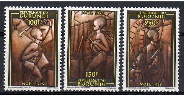 Znaczek Burundi 1995 Mi 1819-1821 Czyste **