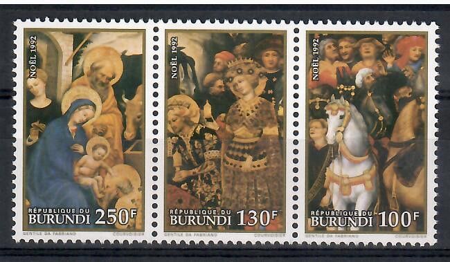 Znaczek Burundi 1992 Mi 1766-1768 Czyste **