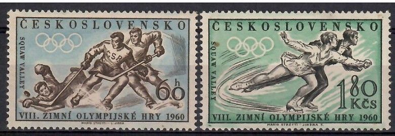 Znaczek Czechosłowacja 1960 Mi 1183-1184 Czyste **