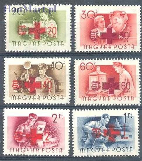 Znaczek Węgry 1957 Mi 1482-1487 Czyste **
