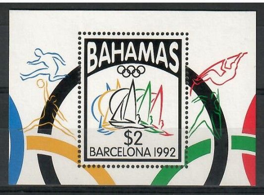 Znaczek Bahamy 1992 Mi bl 67 Czyste **