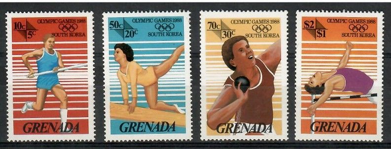 Znaczek Grenada 1986 Mi 1538-1541 Czyste **