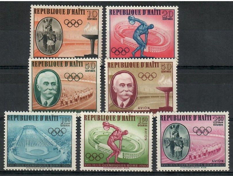Znaczek Haiti 1960 Mi 629-635 Czyste **
