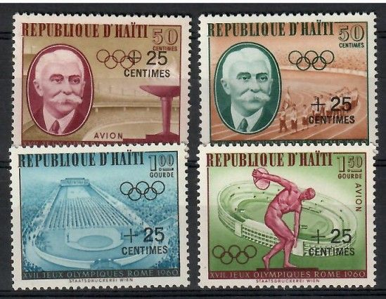 Znaczek Haiti 1960 Mi 636-639 Czyste **