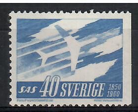 Znaczek Szwecja 1961 Mi 467Dr Czyste **