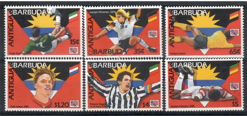 Znaczek Antigua i Barbuda 1994 Mi 2075-2080 Czyste **