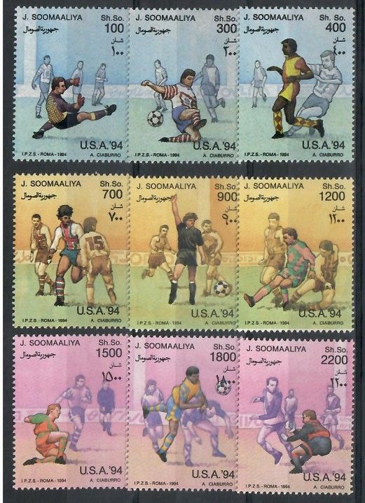 Znaczek Somalia 1994 Mi 511-519 Czyste **