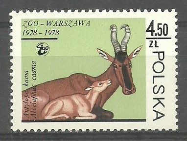 Znaczek Polska 1978 Mi 2589 Fi 2442 Czyste **