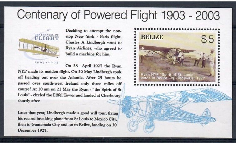 Znaczek Belize 2003 Mi bl 101 Czyste **