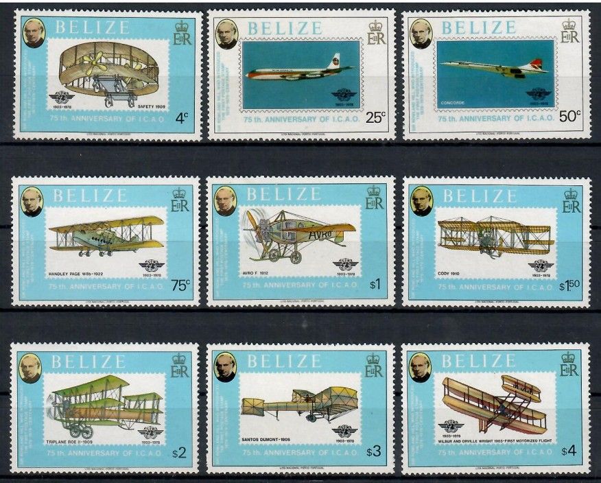 Znaczek Belize 1979 Mi 420-428 Czyste **