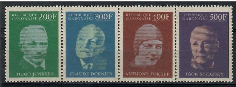 Znaczek Gabon 1970 Mi 394-397 Czyste **