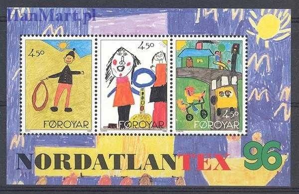 Znaczek Wyspy Owcze 1996 Mi bl 8 Czyste **