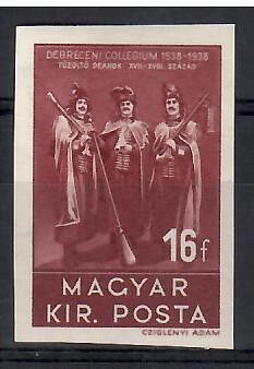 Znaczek Węgry 1938 Mi 587 Czyste **