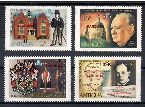 Znaczek Barbuda 1974 Mi 214-217 Czyste **