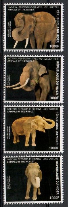Znaczek Niger 2016 Mi 4717-4720 Czyste **