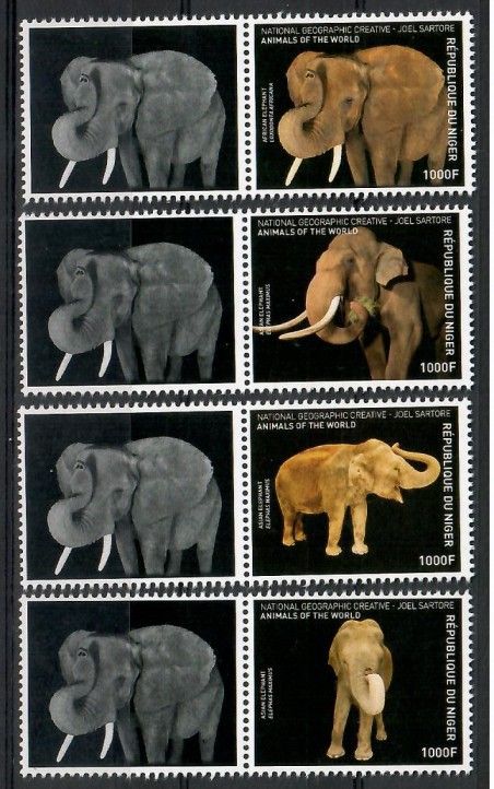 Znaczek Niger 2016 Mi 4717-4720 Czyste **
