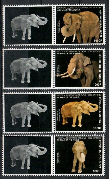 Znaczek Niger 2016 Mi 4717-4720 Czyste **