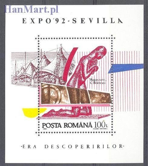 Znaczek Rumunia 1992 Mi bl 276 Czyste **