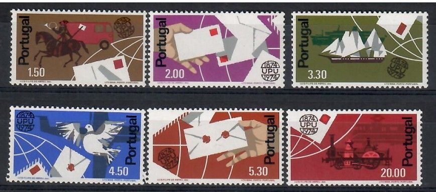 Znaczek Portugalia 1974 Mi 1248-1253 Czyste **