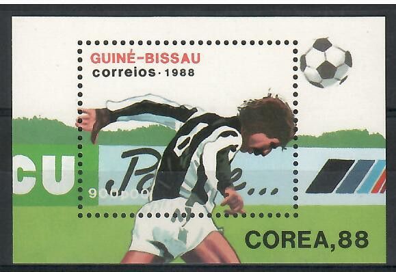 Znaczek Gwinea Bissau 1988 Mi bl 271 Czyste **